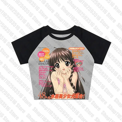 Anime magazine style tee