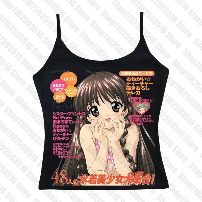 Anime magazine style tee