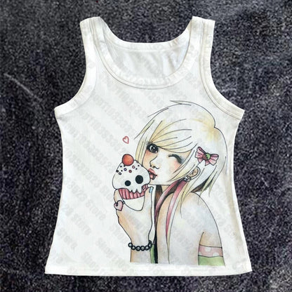 Scene girl tank top