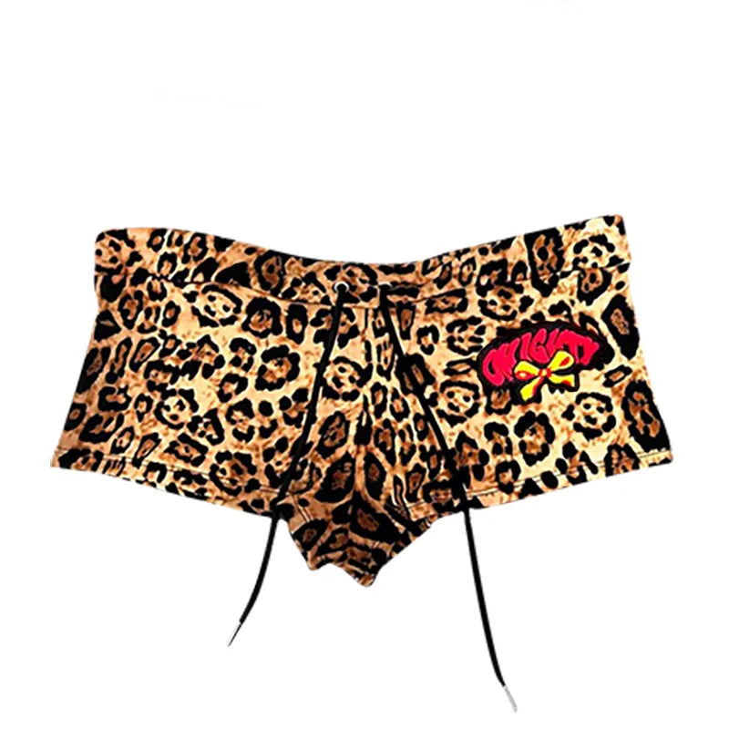 Leopard print shorts