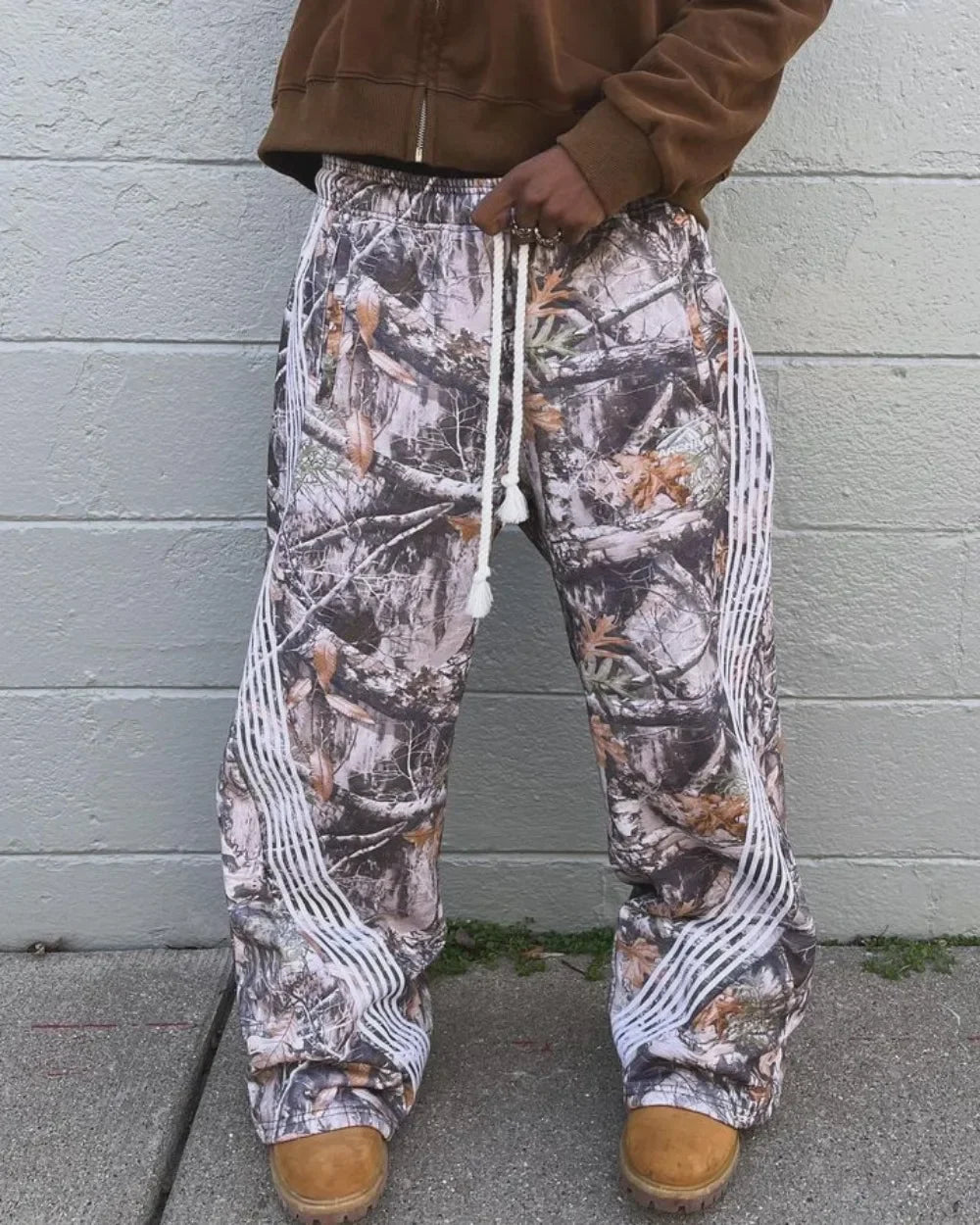 Y2k retro camouflage pants