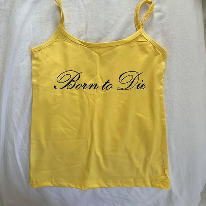 Born to die lace tank