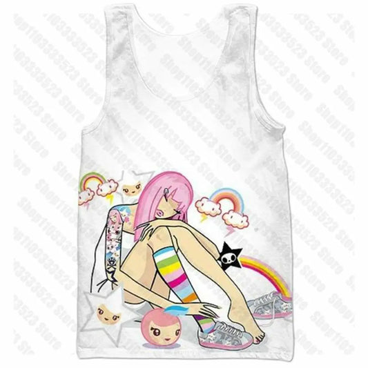 2000s E-girl Goth Women Vest Tank Top