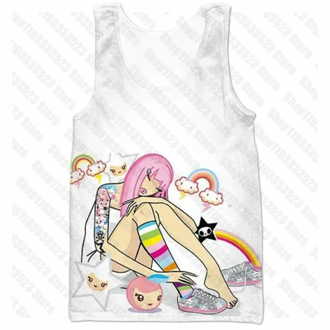 2000s E-girl Goth Women Vest Tank Top