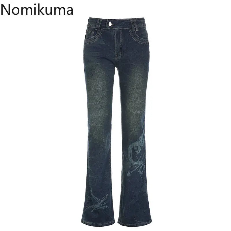 Y2K flare jeans