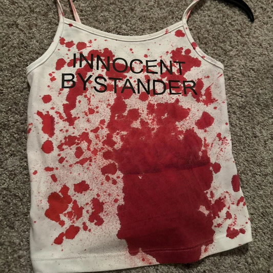 Innocent bystander tank top