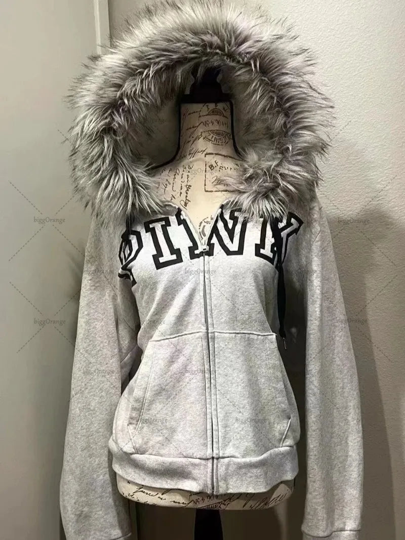 Fur hoodie