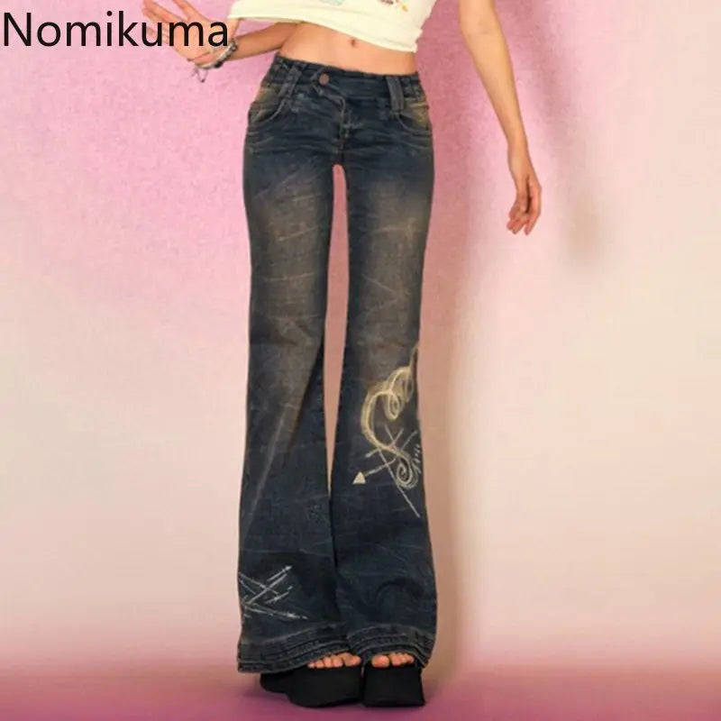 Y2K flare jeans