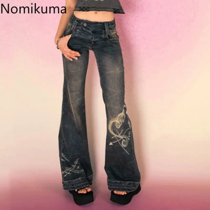 Y2K flare jeans