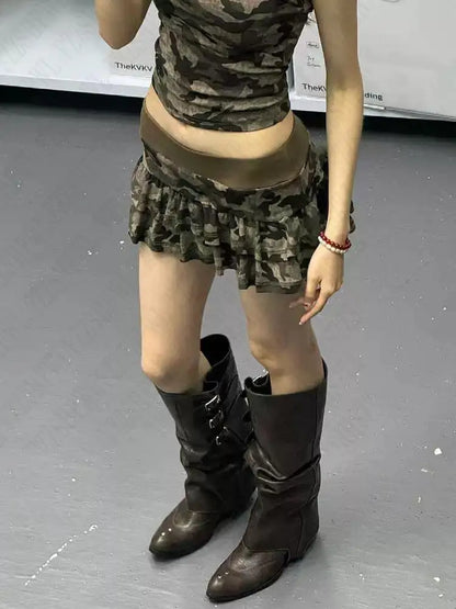 Camouflage Woman Skirt