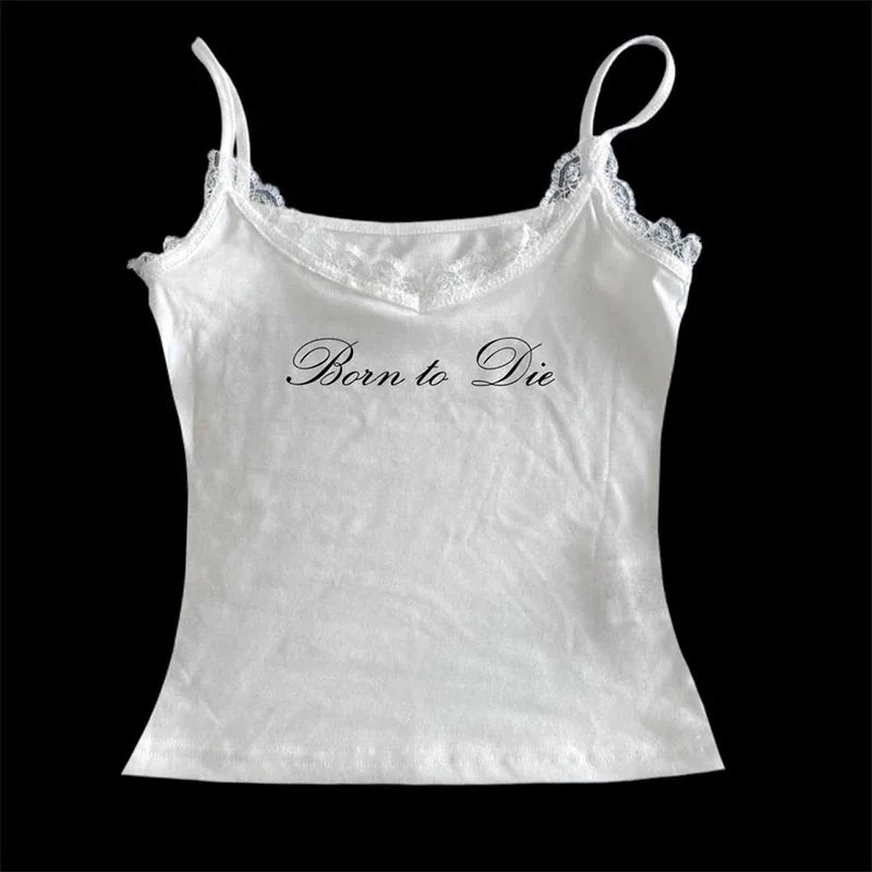 Born to die lace tank