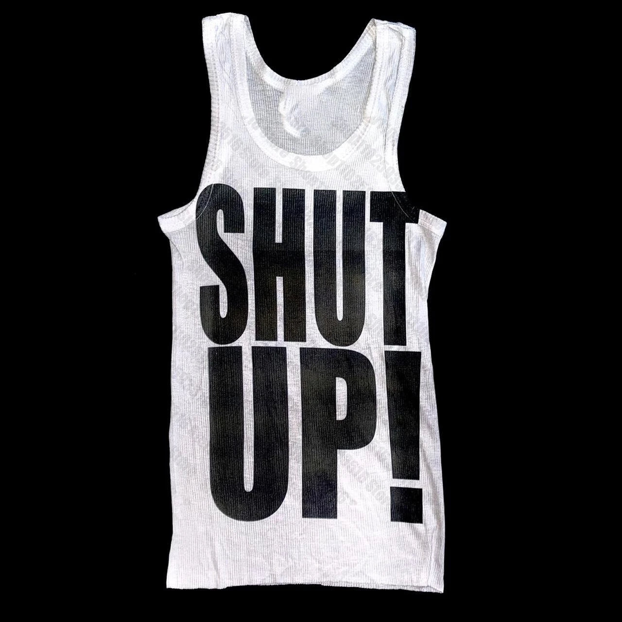 SHUT UP tank top