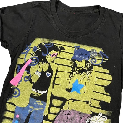 Scene girl tee