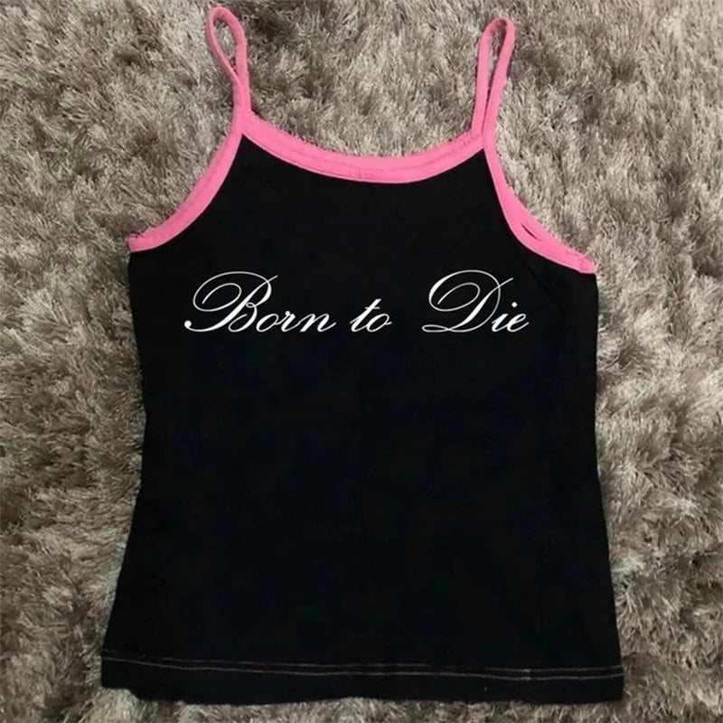 Born to die lace tank