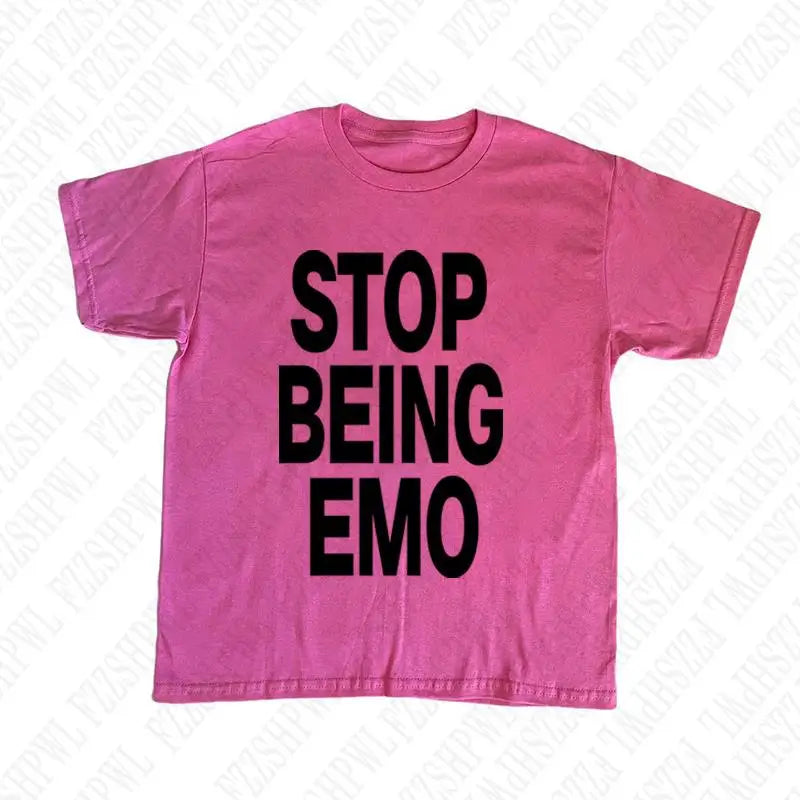 Stop being emo tee