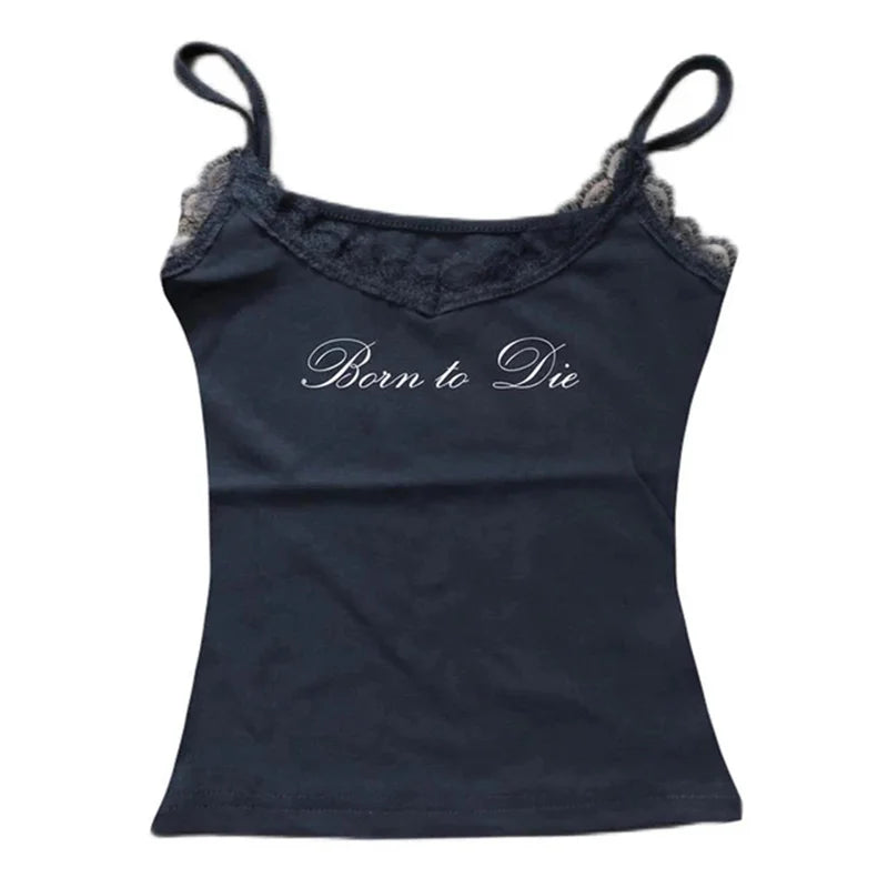 Born to die lace tank